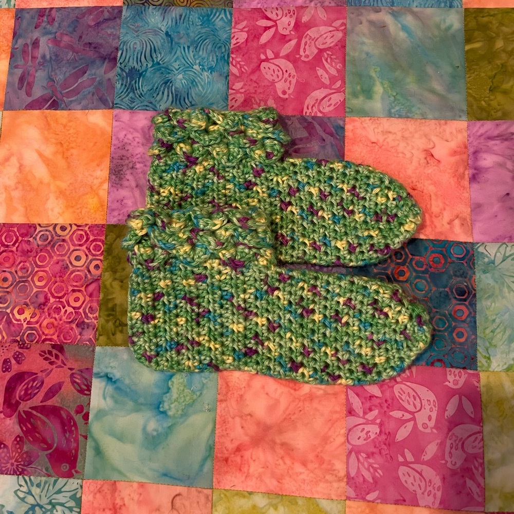 Handmade Crochet Bootie Slippers